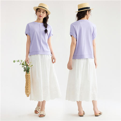 佐丹奴女装25年新款液氨短袖T恤衫05325216 商品图8