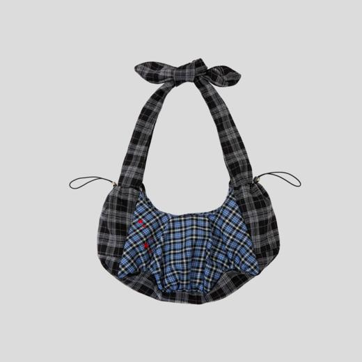 GOODBAI GOODEES 格纹撞色拼接打结包 商品图3