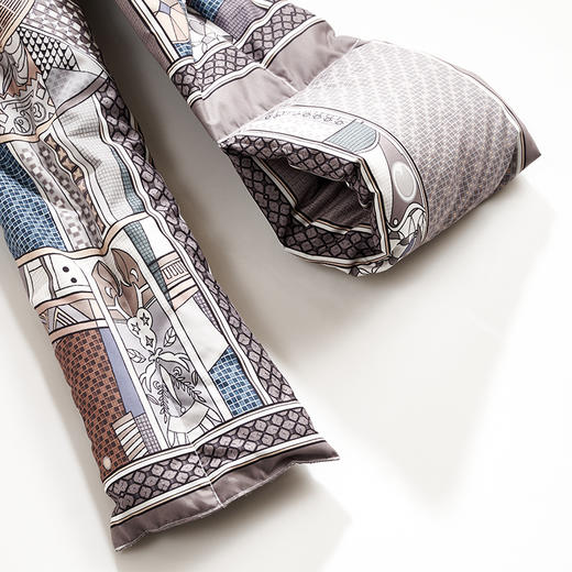 【爆】【6F】富安娜印花鹅绒围脖，牌牌价699，【爆款羽绒被首发引流单品】，引流特价69元 商品图5