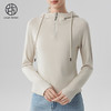 跃牌【砂洗空气层系列】女砂洗半拉链帽衫W11M1 商品缩略图6
