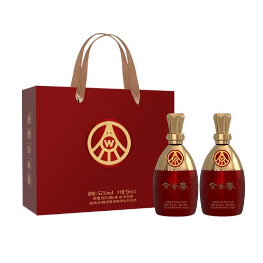 五粮液 金谷春 52度 浓香型白酒  （双瓶礼盒装） 商品图3