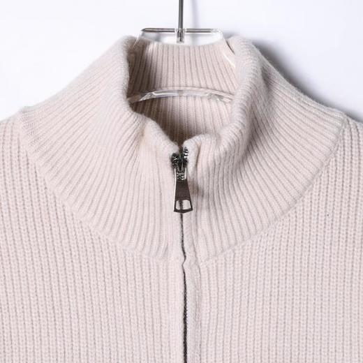 SDSA男士秋冬新款痞帅男装潮牌潮牌字母立领拉链针织衫时尚毛衣 商品图2