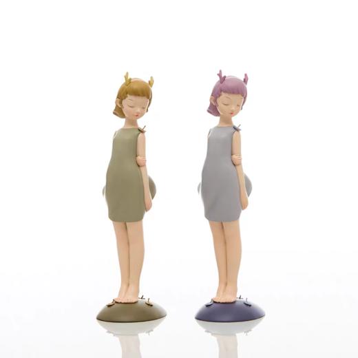 【白夜童话系列】--等风来--艺术家贾晓鸥雕塑作品 商品图0