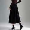 QYM 66912-Y高腰半身裙气质A字伞裙大摆裙 商品缩略图2