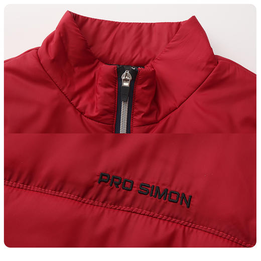 \BOW-117A（PROSIMON高尔夫秋冬男款撞色拼接立领棉服） 商品图3