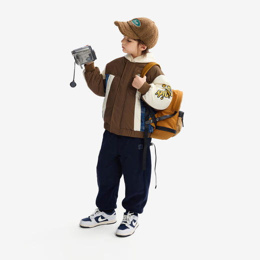 【MQD】童装男童羽绒裤加厚冬款儿童三防保暖裤中大童运动裤 商品图3