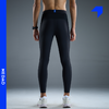 内道条纹收纳紧身长裤男士腰包弹力马拉松跑步运动长裤 商品缩略图4