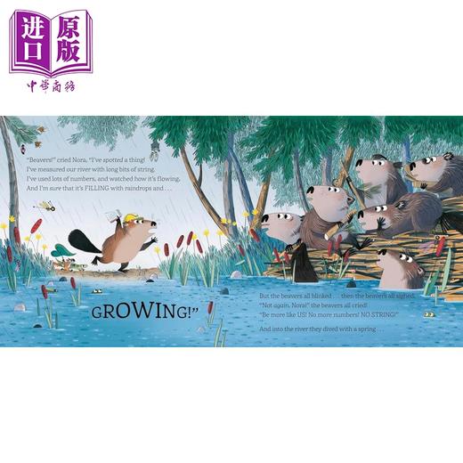 【中商原版】忙碌的海狸 Kate Hindley The Busiest Beaver 英文原版进口 儿童绘本 动物图画书 充满戏剧性和满足感的温暖故事 商品图3