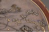 独角鹿西洋古董 1880年代日本明治时期出品《渔乐图》主题镀金银精雕装饰赤铜赏盘 商品缩略图5