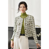 米思阳2026春季新款洋气小香风短外套单排扣直筒粗花呢上衣女0070 商品缩略图0