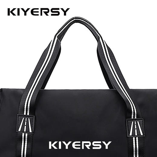 凯亚仕（KIYERSY）时尚运动健身包收纳包旅行包KYS-B8912 黑色 商品图2