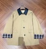 【门店同款】ENJOY秋季“光阴序语”袖子拼格皮质领外套 165802917 商品缩略图0
