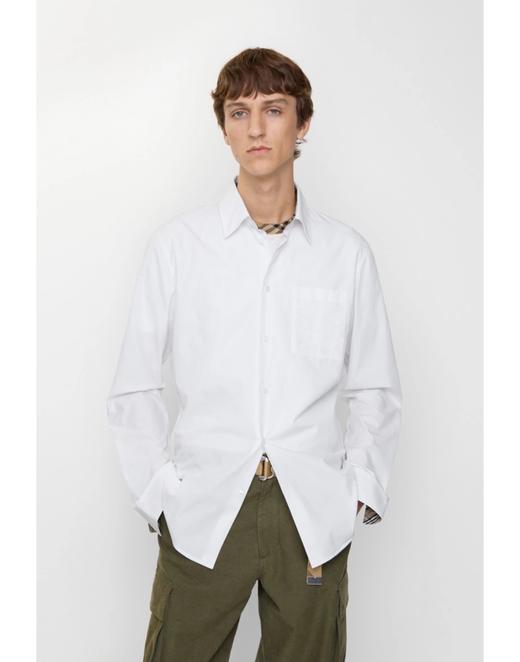 BUR 男装马术骑士刺绣弹力长袖衬衫 商品图2