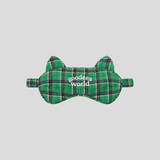 GOODBAI GOODEES 猫耳logo刺绣撞色松紧带眼罩 商品图3