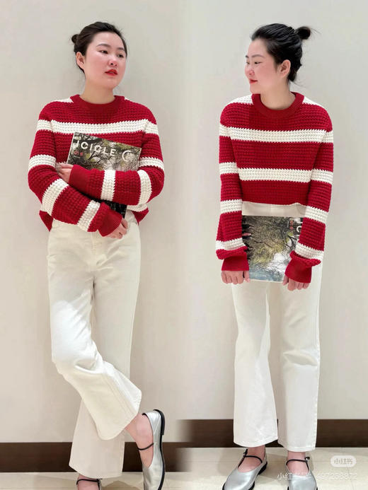 断码亏清无退换  小禾 升级环保棉 九分微喇叭 挺阔/棉柔 水洗白色牛仔裤  只有26码 商品图4