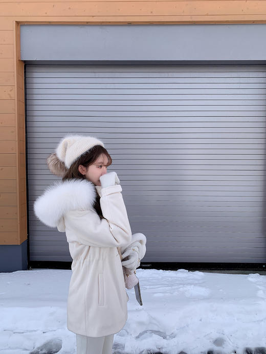 金蘑菇菇「LP 滑雪季」软妹滑雪服 / 毛呢面料 90鸭绒A级狐狸毛 商品图4