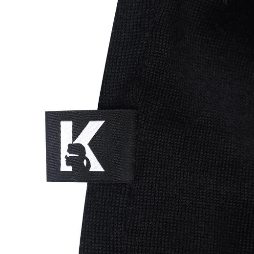 【KARL LAGERFELD】logo提花高领打底薄毛衫 商品图4