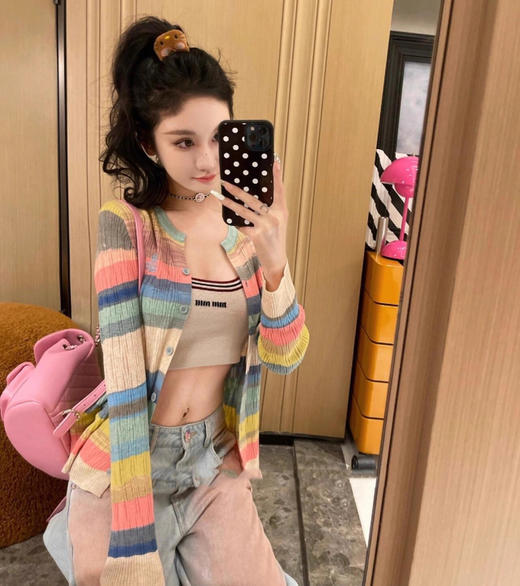 土星彩色针织衫开衫091 商品图13