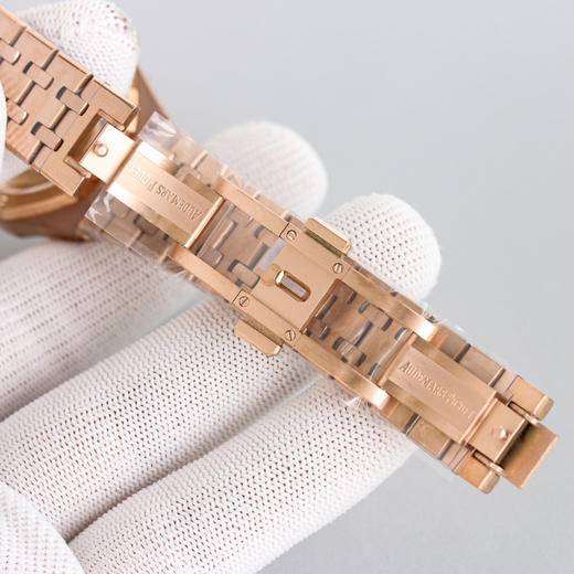 Noob official➕新女款AP 爱彼皇家橡树系列77350 77351型号机械腕表！直径34mm。搭载Calibre 5800自动上链机芯，采用该款式特别设计的玫瑰金自动摆陀（零故障）‼️‼️ 商品图14