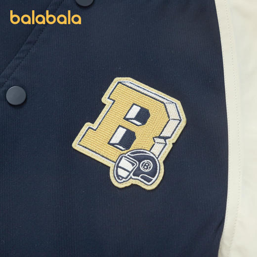 【设计师SICO联名】巴拉巴拉儿童羽绒服棒球领童装男童外套拼色潮 商品图4