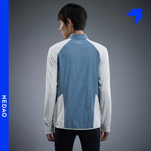 内道聚能卷立领拼接外套透气男士马拉松跑步外套 商品图4