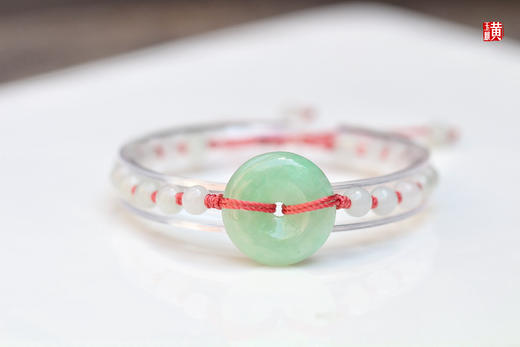 翡翠平安扣手链 商品图2