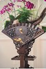 【已售】独角鹿西洋古董 1880年代法国出品VIARDOT东方风格蟠龙花卉主题铜鎏金精雕装饰胡桃木多层酒架 商品缩略图2