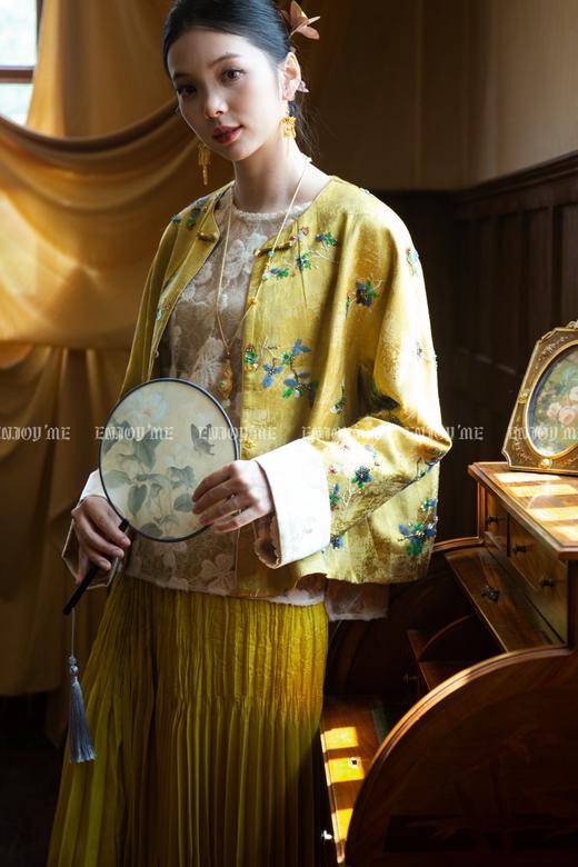 【门店同款】ENJOY秋季云敛-东方画笔刺绣钉珠外套 164843320 商品图5