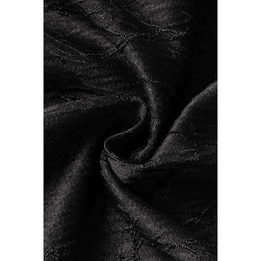 剩S/M/XL/L 米思阳2026春季新款复古优雅提花方领大摆裙子质感长袖连衣裙0015 商品图6