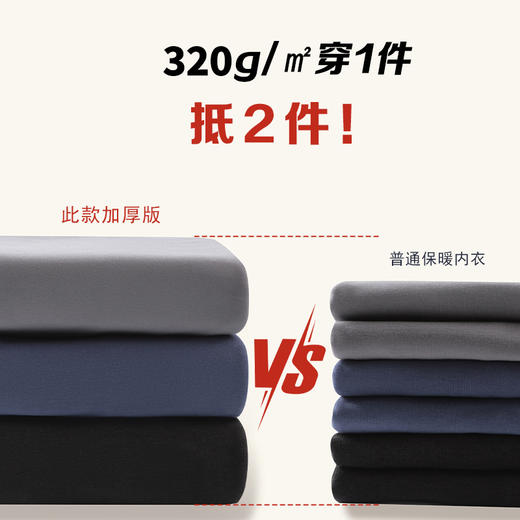 男中老年秋冬季节远红外保暖套装 商品图4