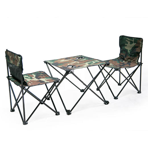 狼行者户外帐篷露营野餐3-4人大空间公园休闲遮阳全自动速开免搭建野外 桌椅三件套 商品图0