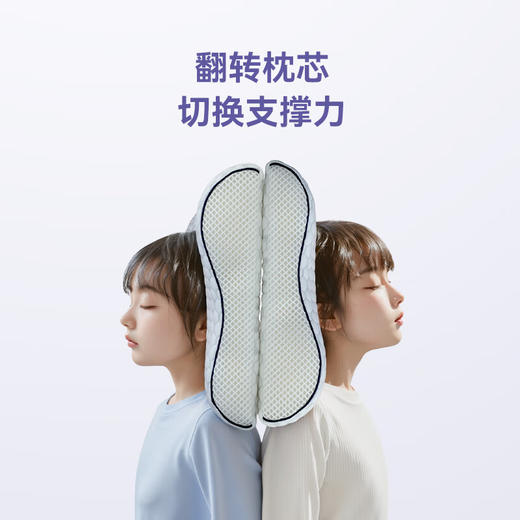 儿童成长护颈【儿童枕】专业护脊枕，适合3-8岁，比利时进口乳胶，亲肤透气不闷汗，枕芯透气，整晚安睡，有颈椎支撑区域 商品图2