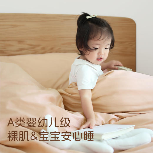 大朴A类纯棉 60支新疆长绒棉贡缎四件套 商品图2