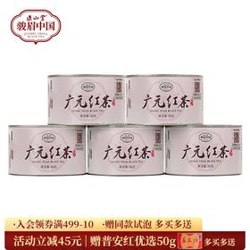 正山堂 广元红 骏眉中国产区茶系列 特级红茶四川茶叶罐装50g