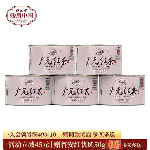 正山堂 广元红 骏眉中国产区茶系列 特级红茶四川茶叶罐装50g 商品图0