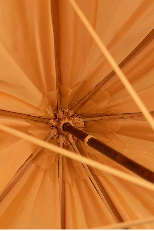 独角鹿西洋古董 19世纪英国出品蛇纹木及竹材嵌爱恋主题描金手绘瓷面画伞柄装饰丝绸蕾丝伞面古典阳伞 商品图6