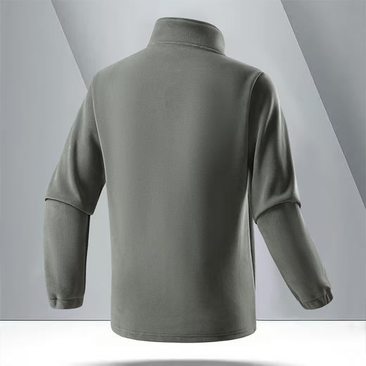 HOTDEMON 2025新款秋冬季抓绒卫衣{男女同款}运动休闲保暖立领拉链开衫88908 商品图4