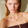 ZEGL设计师系列虎眼石项链美拉德风包包锁骨链高级感轻奢小众颈链 商品缩略图2