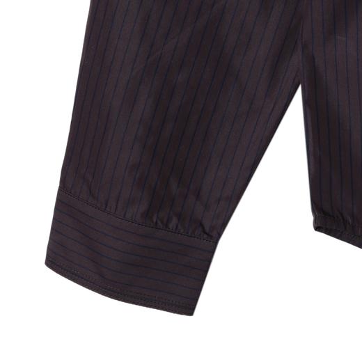 OAS931SDSA男士秋冬新款痞帅男装复古撞色竖纹长袖衬衫百搭商务时尚衬衣 商品图3