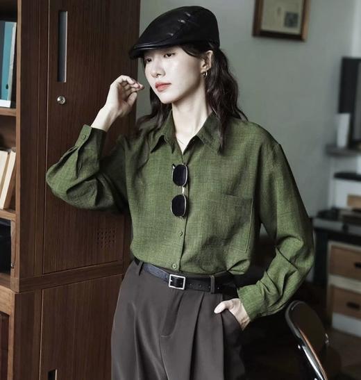 浅幼复古仙踪衬衫，宽松垂顺，轻薄舒适柔软，百搭文艺复古风！【G】 商品图1