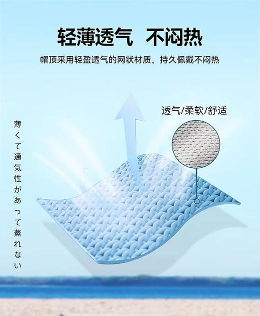日本遮阳帽UV CUT防晒帽子户外防晒防紫外线双面可折叠渔夫帽女 商品图7