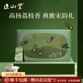 正山堂 宋风雅韵妃子笑礼盒装 正山小种红茶特级茶叶年货送礼102g