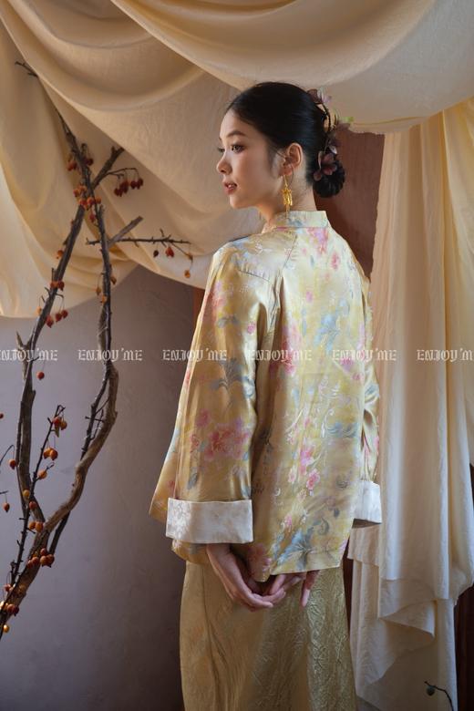 【门店同款】ENJOY秋季云敛-东方画笔金丝晕染花外套 164843354 商品图5