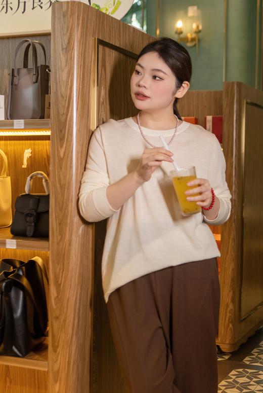 灰色、白色现货，黑色10天左右发货【轻薄保暖】针织衫100%羊毛打底衫，扬子纱，短毛不易起球，不起静电，柔软亲肤不扎人，白色不显胖！ 商品图11