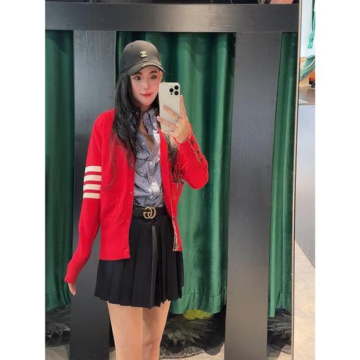 老钱风经典四条杠针织开衫（波哥蕾姐穿M） 商品图1