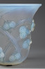 独角鹿西洋古董 1930年法国水晶工坊出品「MURES 黑莓」主题蓝色欧泊水晶花瓶 商品缩略图4
