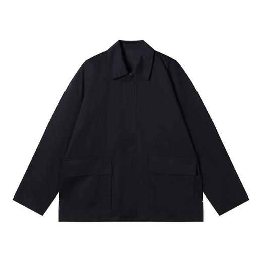 OAS917SDSA男士秋冬新款痞帅男装潮牌纯色翻领工装夹克外套时尚休闲上衣 商品图1