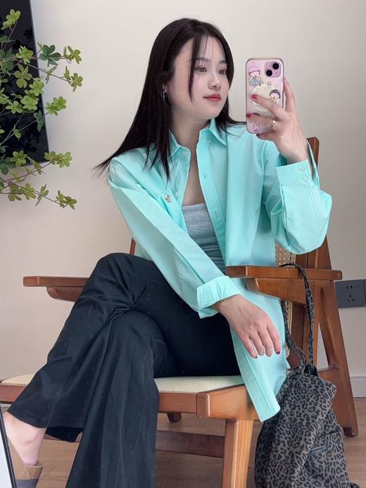 【25春始马标高线衬衫（明星同款）】ME2035 商品图7