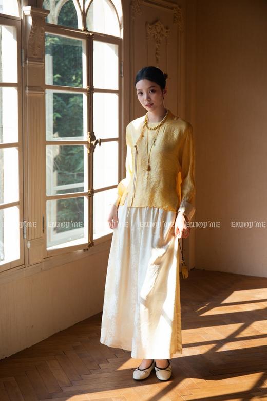 【门店同款】ENJOY秋季云敛-东方画笔带挂坠上衣 164694758 商品图7