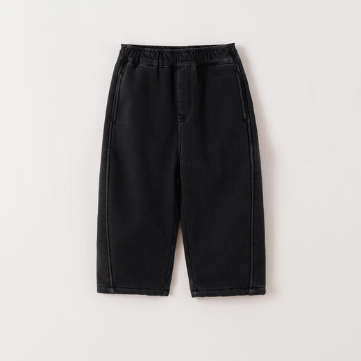 马克珍妮女童保暖奥利绒牛仔香蕉裤2025年秋冬新款551515 商品图1